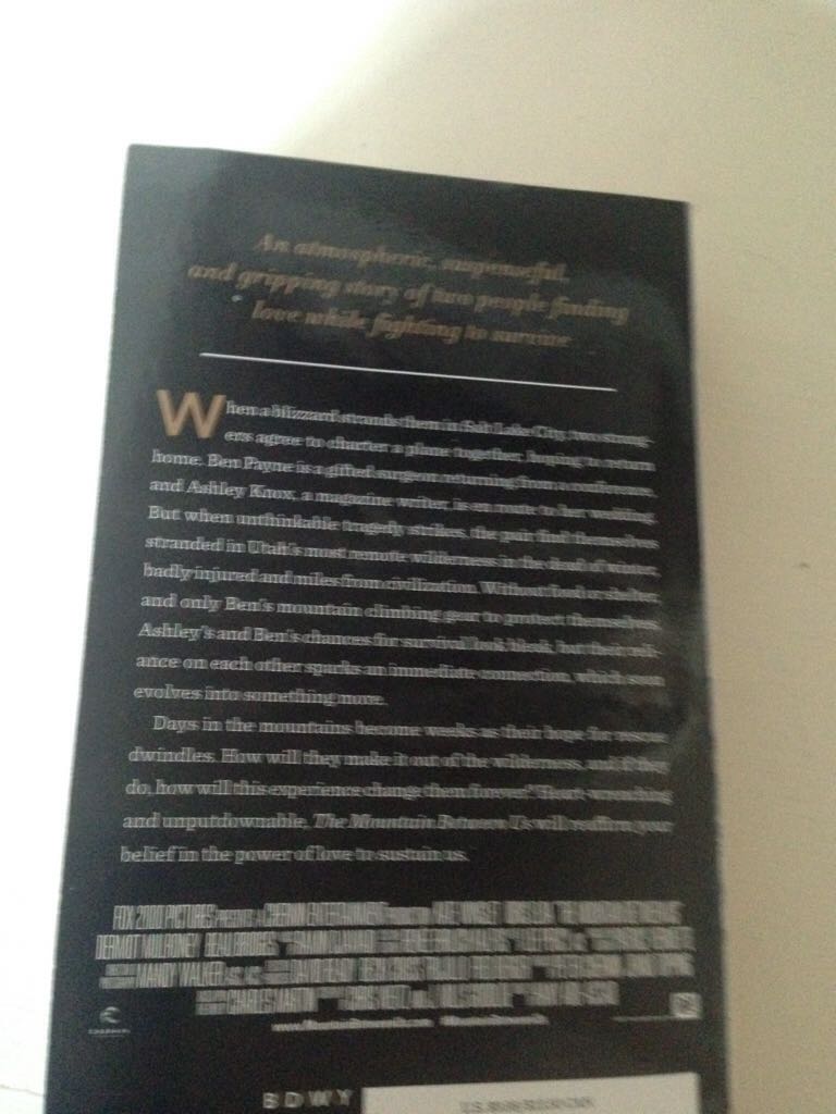 The Mountain Between Us  book collectible - Main Image 2