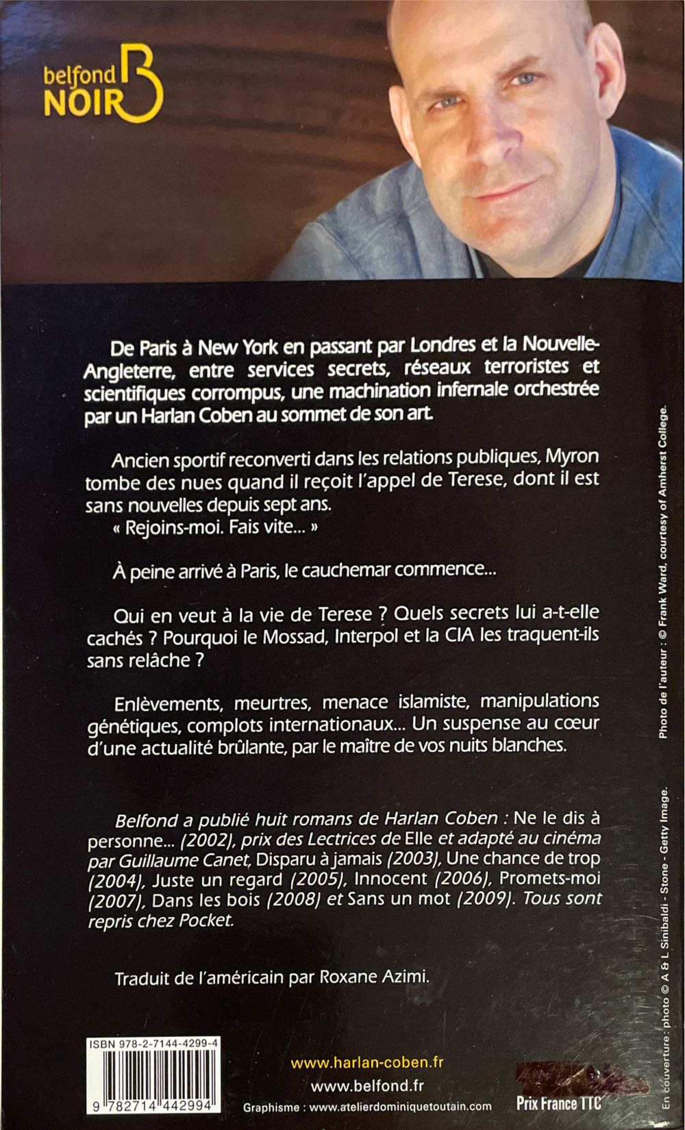 Myron Bolitar 09 - Sans laisser d’adresse - Harlan Coben book collectible [Barcode 9782714442994] - Main Image 2