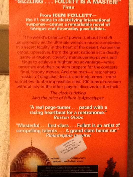 Triple - Ken Follett (Harper - Paperback) book collectible [Barcode 9780062020888] - Main Image 2
