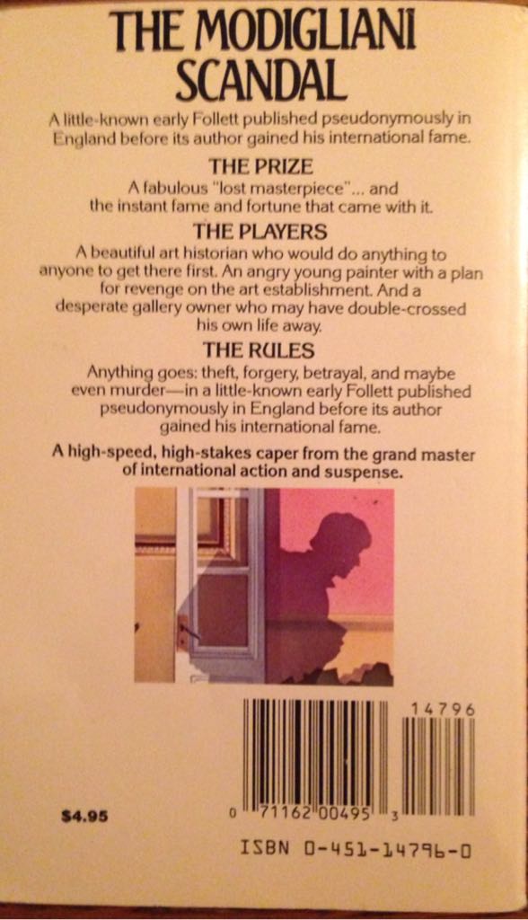 The Modigliani Scandal - Ken Follett (Chirp - Audiobook) book collectible [Barcode 9780451147967] - Main Image 2