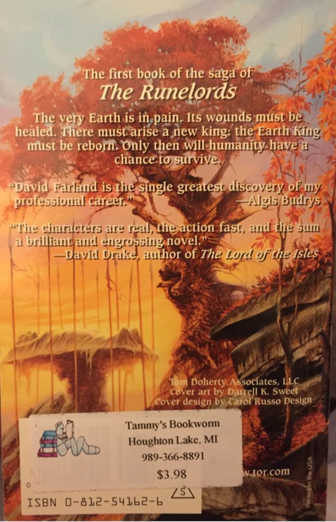 Runelords, The - David Farland (Tor - eBook) book collectible [Barcode 9780812541625] - Main Image 2