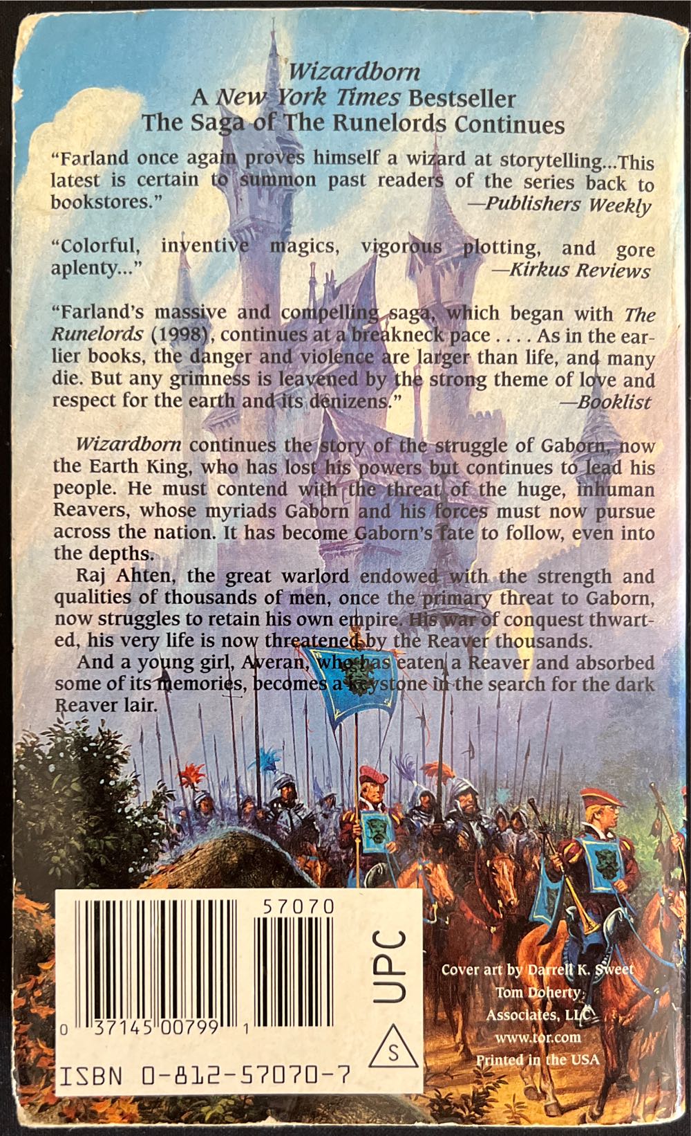 Wizardborn - David Farland (Tor - Paperback) book collectible [Barcode 9780812570700] - Main Image 2