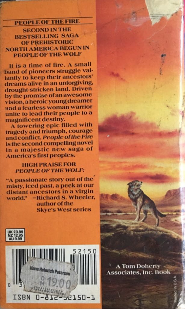 People of the Fire - Kathleen O’Neal Gear (Tor Books - Paperback) book collectible [Barcode 9780812521504] - Main Image 2