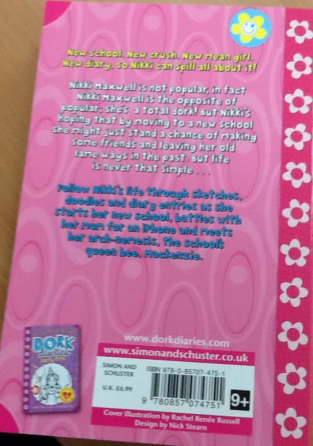 Dork Diaries - Rachel Renee Russell (Simon & Schuster UK Ltd - Paperback) book collectible [Barcode 9780857074751] - Main Image 2
