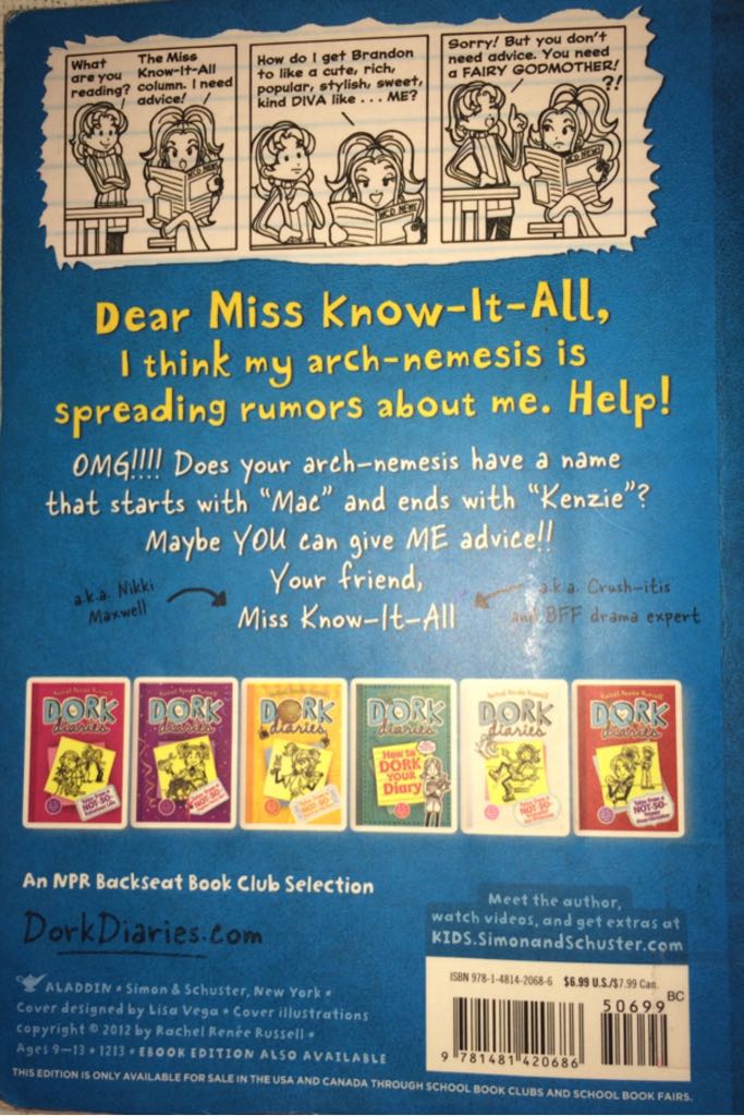 Dork Diaries - Read By book collectible - Main Image 2