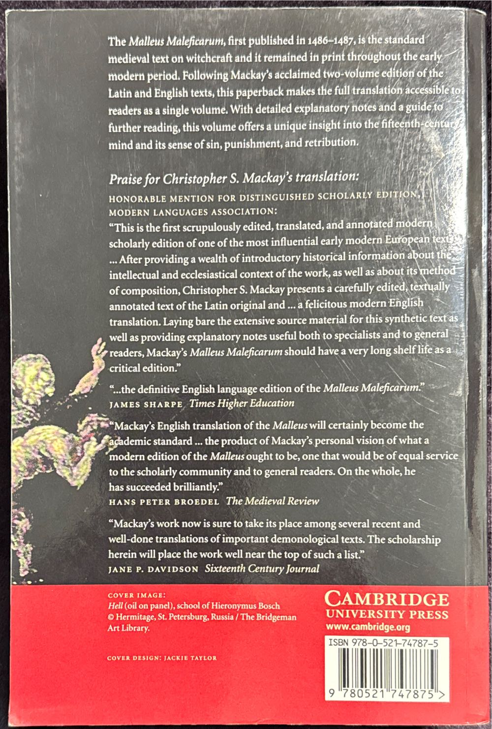 Hammer Of Witches Mackay, Christopher S - Christopher S. Mackay (Cambridge - Trade Paperback) book collectible [Barcode 9780521747875] - Main Image 2