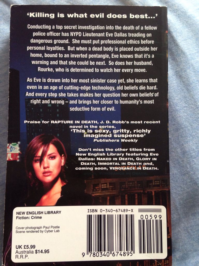 Ceremony in Death - J. D. Robb (New English Library - Paperback) book collectible [Barcode 9780340674895] - Main Image 2