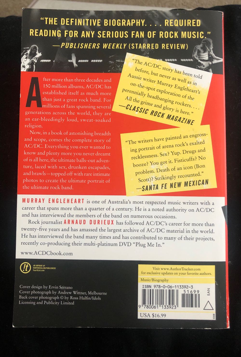 AC/DC Maximum Rock and Roll - Storm Constantine (Tor Books) book collectible [Barcode 9780061133923] - Main Image 2