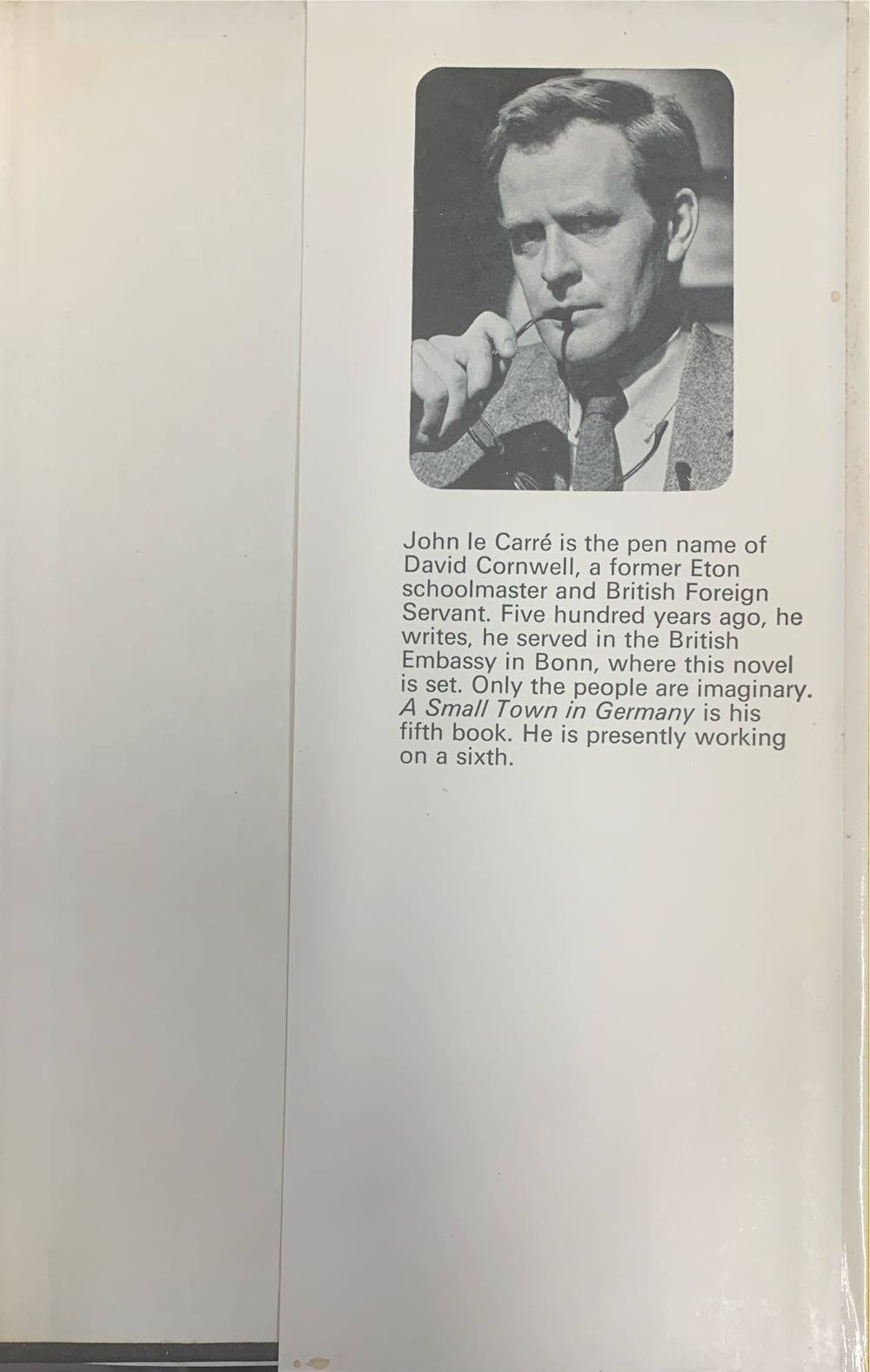 A Small Town in Germany - John Le Carré (BCA ( Book Club Associates ) - Hardcover) book collectible [Barcode 9780440180364] - Main Image 4