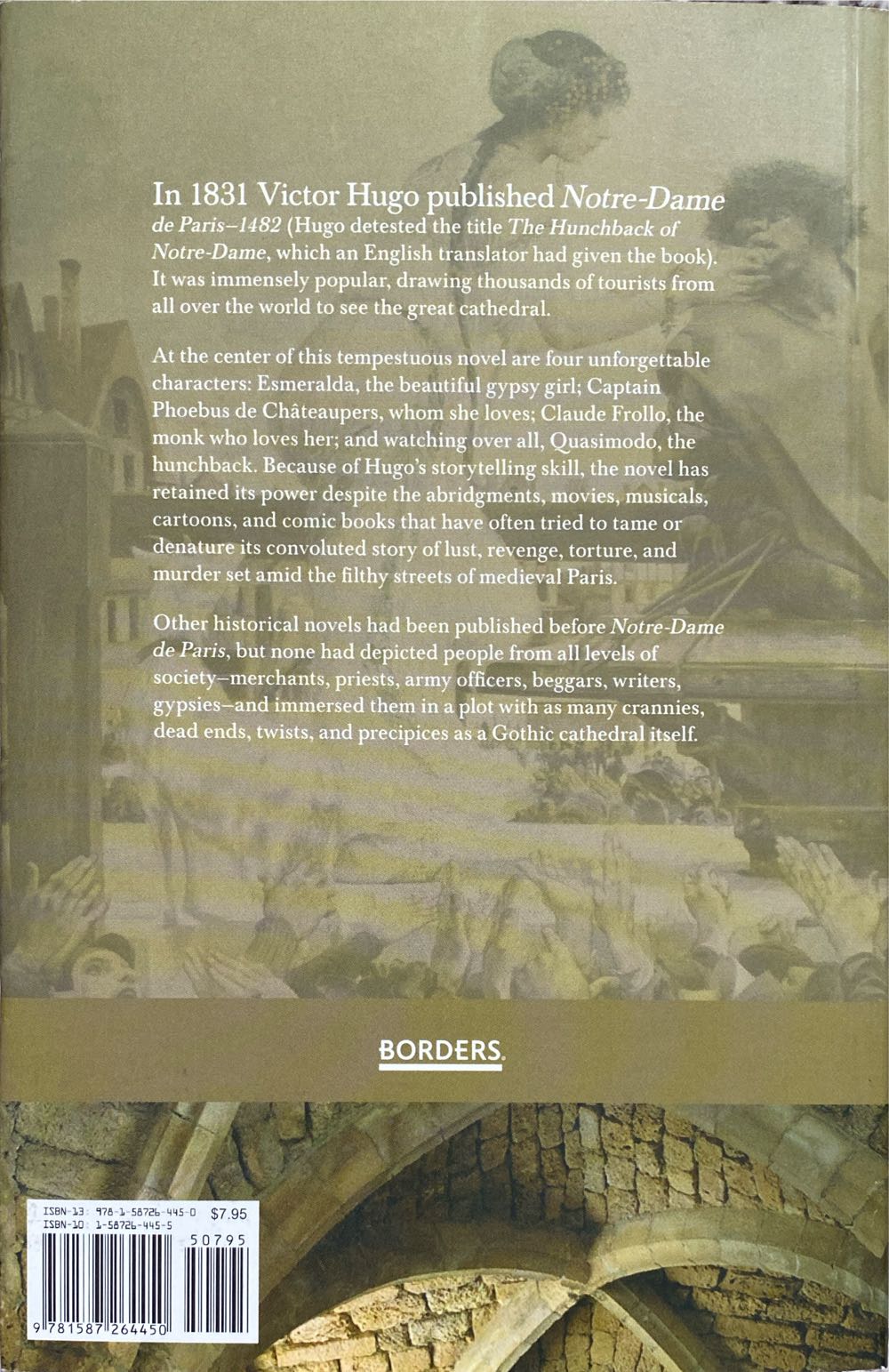 Hunchback of Notre Dame - Victor Hugo (Paperback) book collectible [Barcode 9781587264450] - Main Image 2