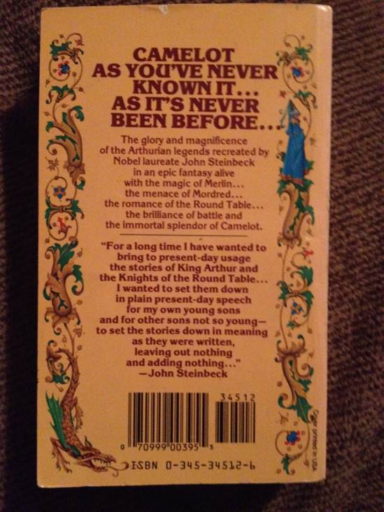 The Acts of King Arthur and His Noble Knights - John Steinbeck (Del Rey / Ballantine - Paperback) book collectible [Barcode 9780345345127] - Main Image 2