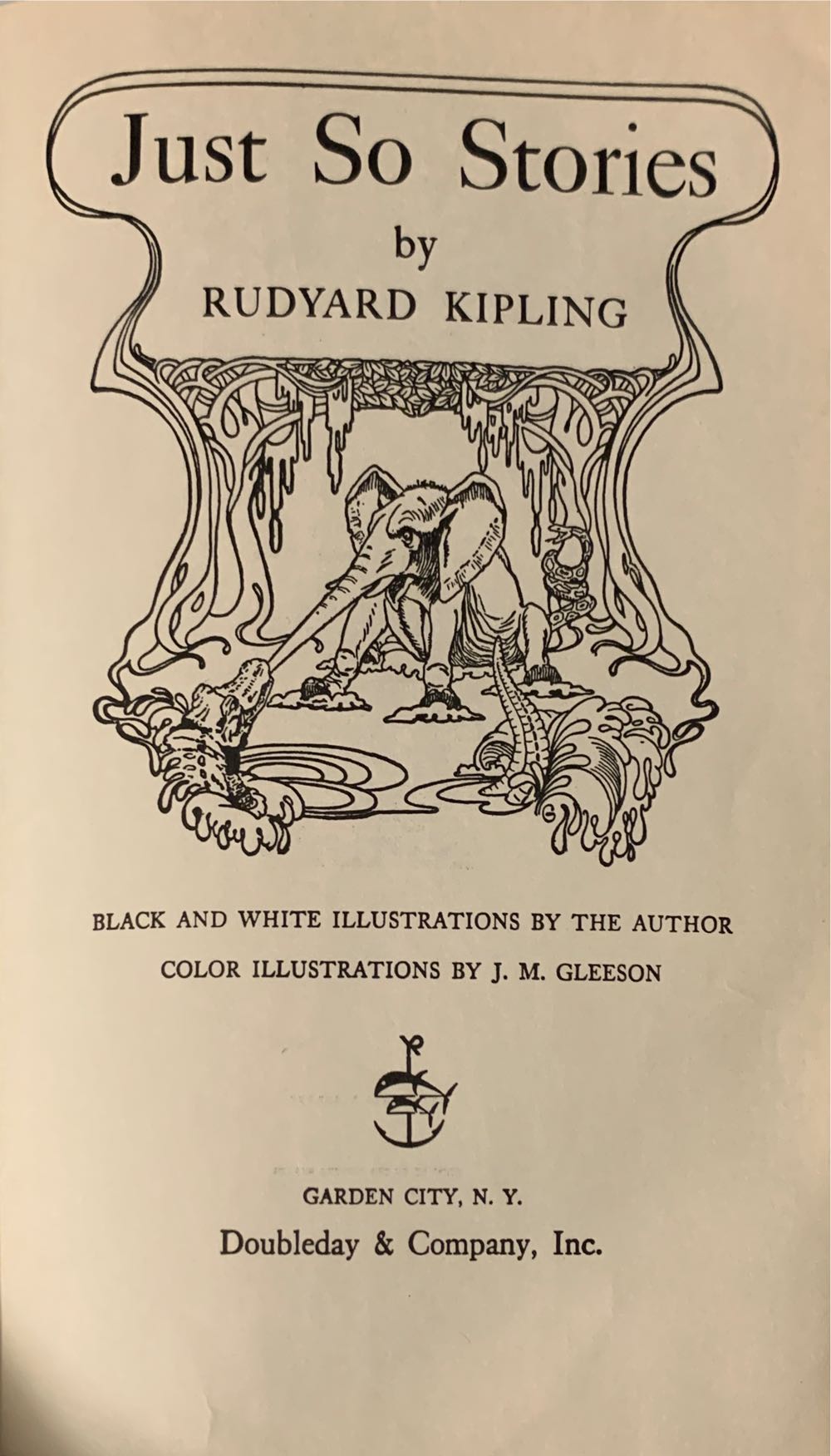 Just So Stories - Rudyard Kipling (Doubleday & Company Inc. Garden City, New York - Hardcover) book collectible [Barcode 9780385072250] - Main Image 2