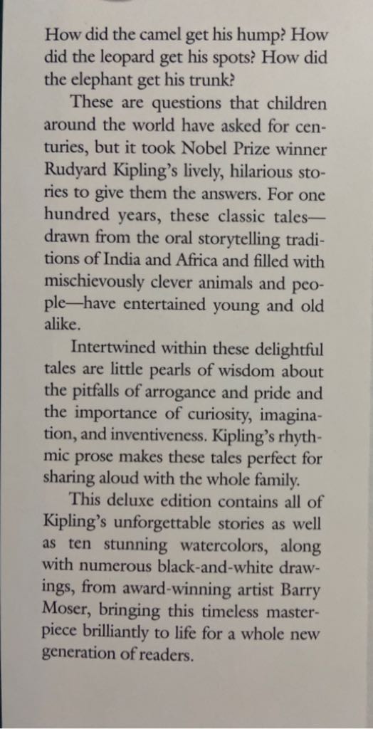 Just So Stories - Rudyard Kipling (William Morrow And Company - Hardcover) book collectible [Barcode 9780688139575] - Main Image 2