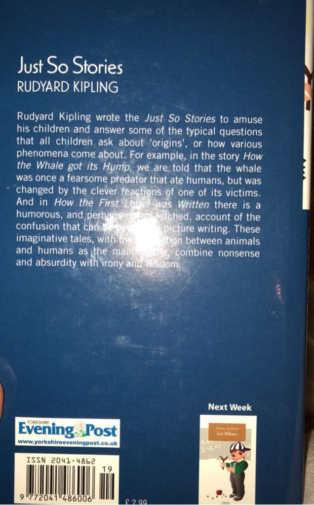 Just So Stories  (Children’s Classic Evening Post) book collectible - Main Image 2