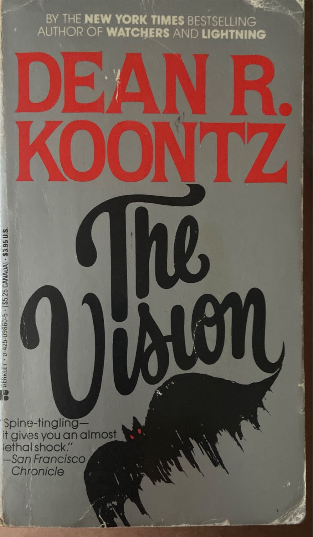 The Vision - Dean Koontz (Berkley Books - Paperback) book collectible [Barcode 9780425098608] - Main Image 3