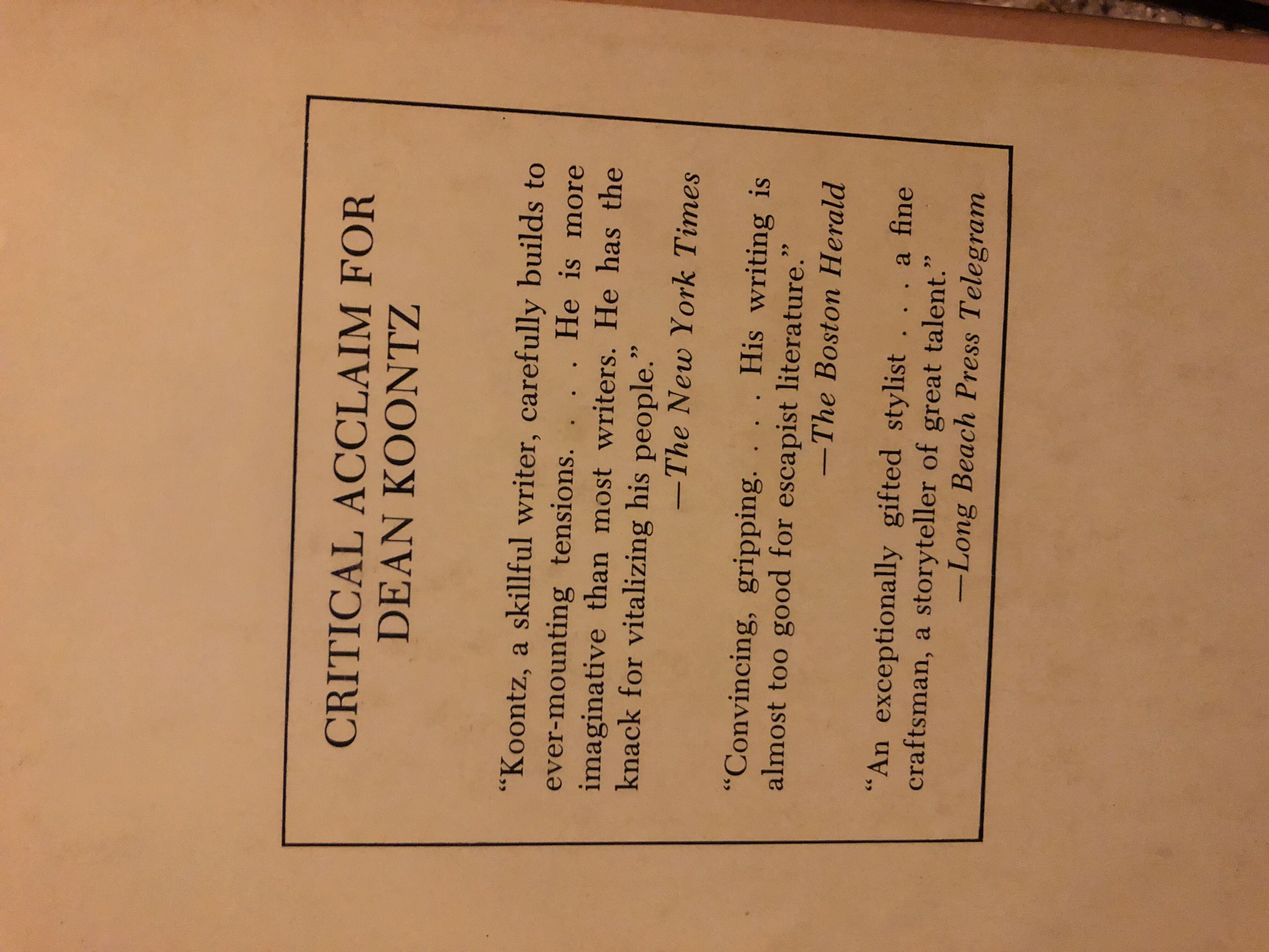 The Vision - Dean Koontz (Bantam Books - Hardcover) book collectible [Barcode 9780553118988] - Main Image 2