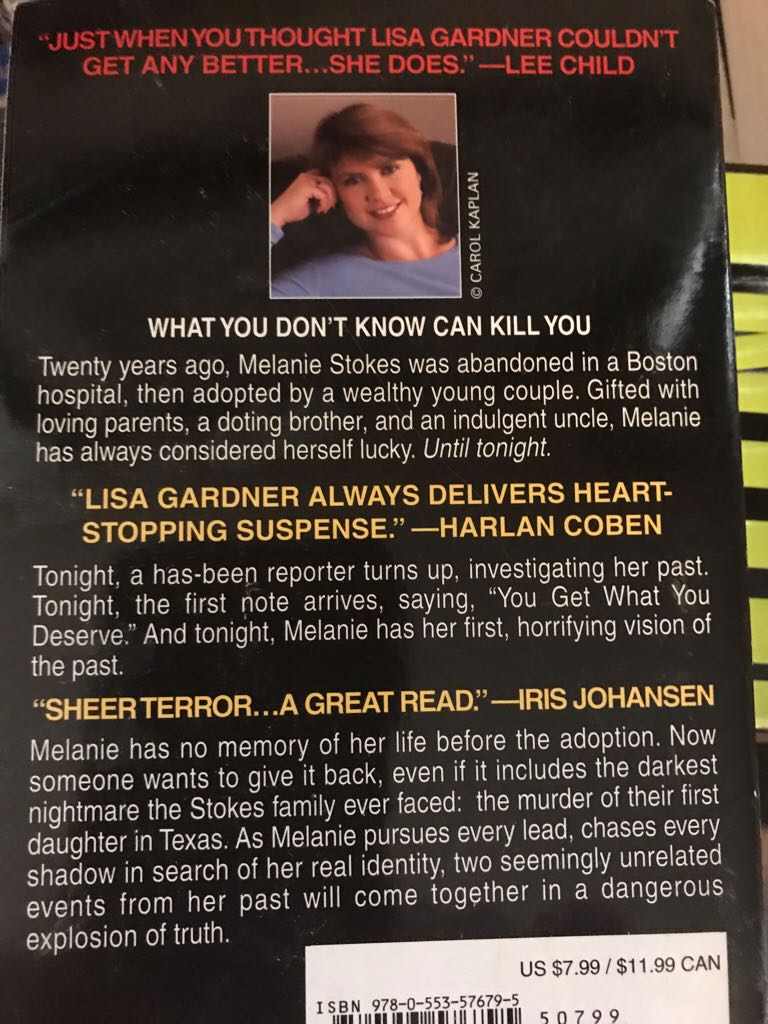 The Other Daughter - Lisa Gardner (Random House Publishing Group - Paperback) book collectible [Barcode 9780553576795] - Main Image 2