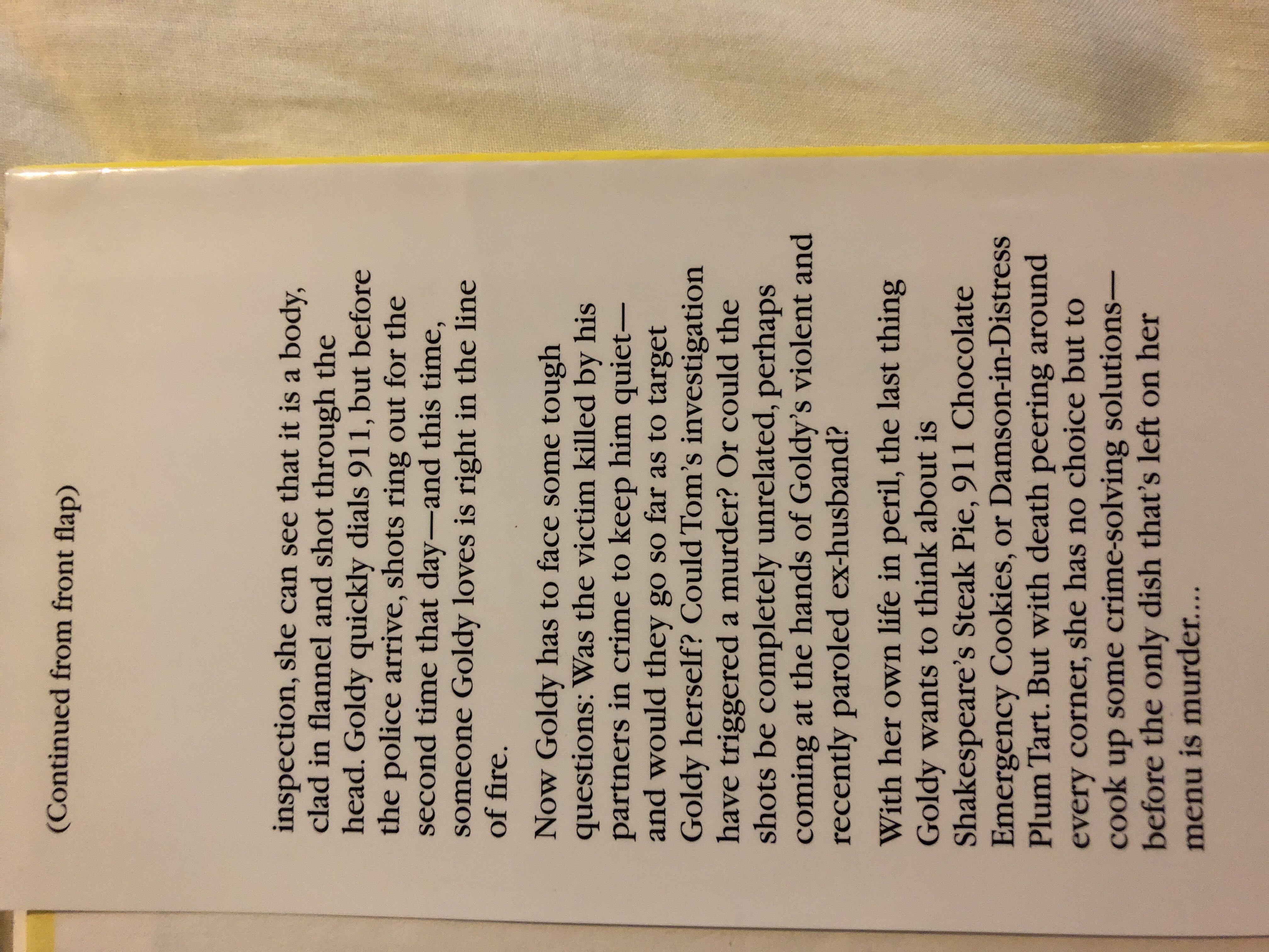 Sticks And Scones - Diane Mott Davidson (Bantam Books - Hardcover) book collectible [Barcode 9780553107241] - Main Image 3