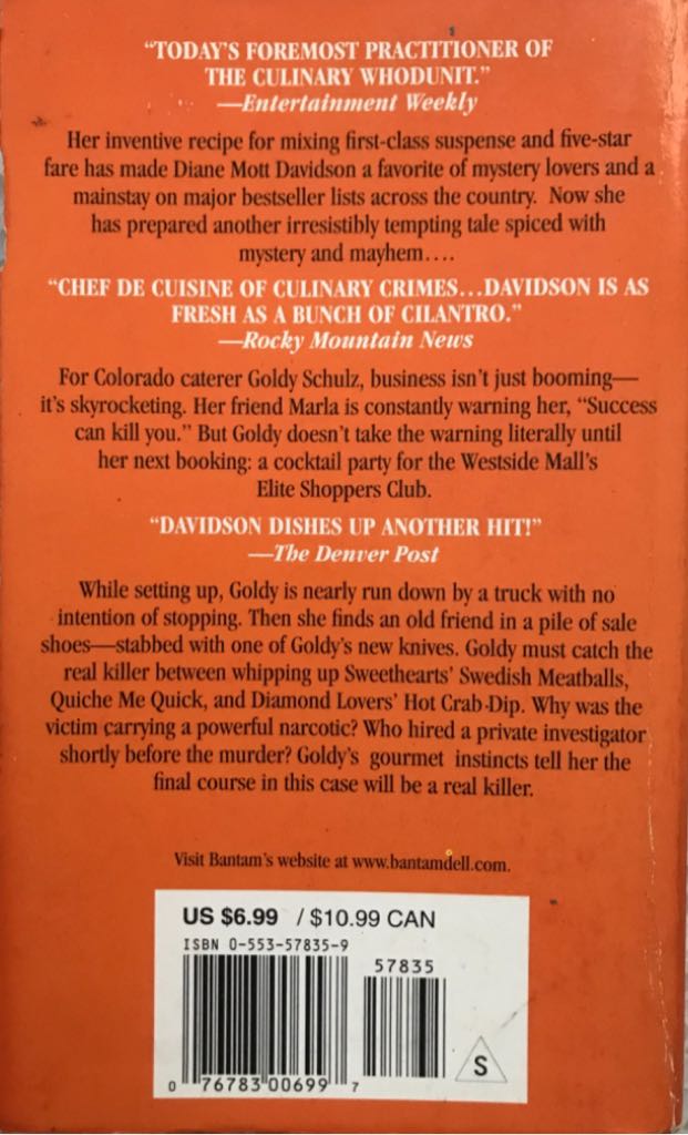 Chopping Spree - Diane Mott Davidson (. - Hardcover) book collectible [Barcode 9780553578355] - Main Image 2