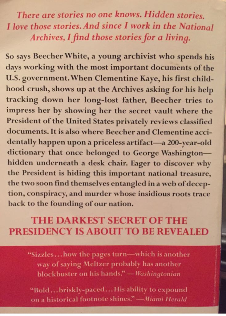 The Inner Circle - Brad Meltzer (Grand Central - Trade Paperback) book collectible [Barcode 9781455578047] - Main Image 2