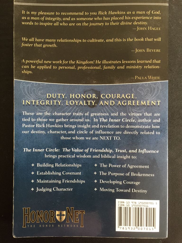 The Inner Circle - Brad Meltzer (Honornet) book collectible [Barcode 9781932007015] - Main Image 2