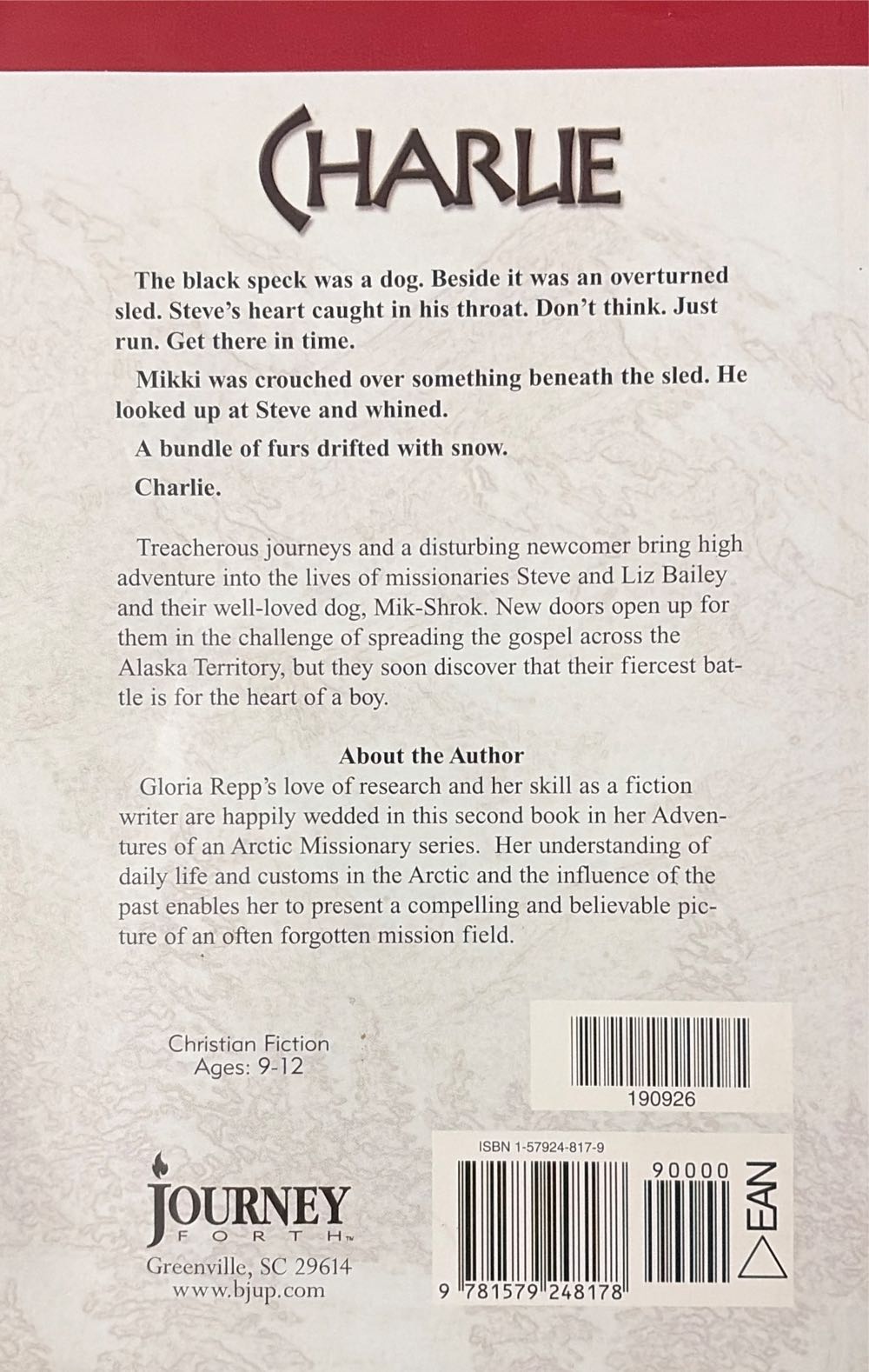 Charlie - Gloria Repp (Journeyforth - Paperback) book collectible [Barcode 9781579248178] - Main Image 2