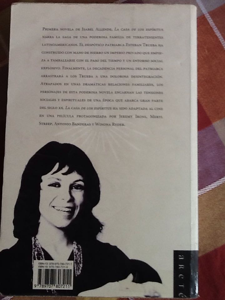 La Casa de los Espiritus - Isabel Allende book collectible [Barcode 9789707807211] - Main Image 2