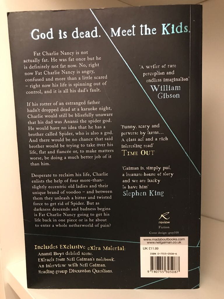 Anansi Boys - Neil Gaiman (Easton Press - Hardcover) book collectible [Barcode 9780755305087] - Main Image 2