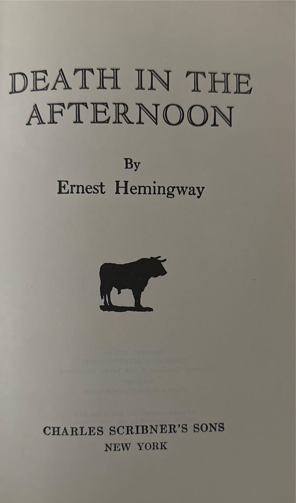 Death in the Afternoon - Ernest Hemingway (Paperback) book collectible - Main Image 3