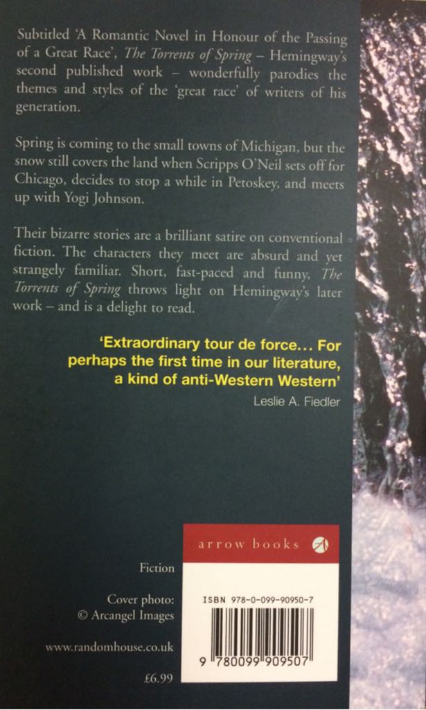 Torrents Of Spring, The - Ernest (Arrow Books) book collectible [Barcode 9780099909507] - Main Image 2