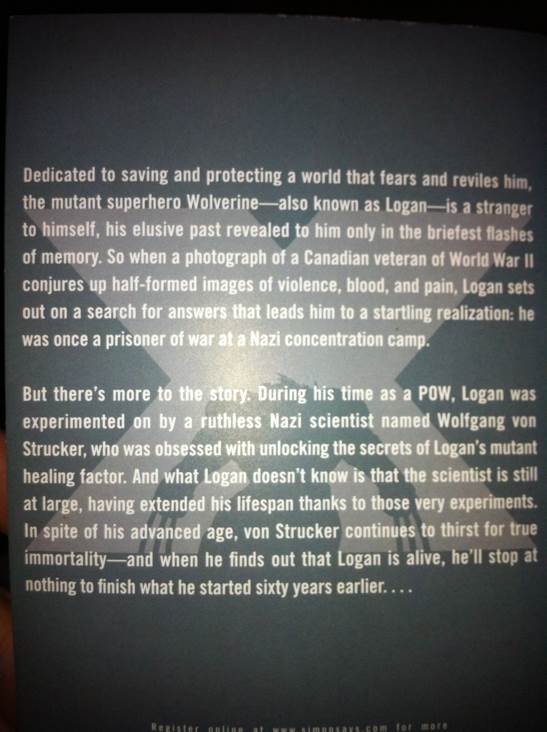 Wolverine: Lifeblood - Marc Cerasini (Pocket Star - Paperback) book collectible [Barcode 9781416510734] - Main Image 2