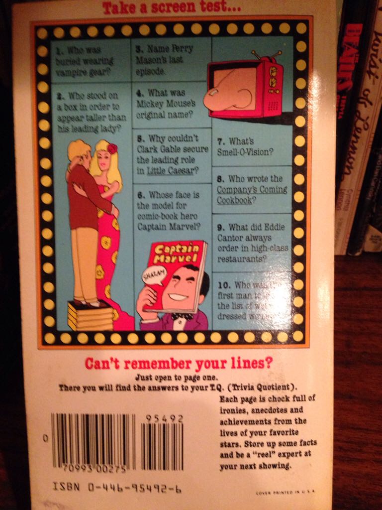 Hollywood Trivia - Malone Aubrey book collectible - Main Image 2