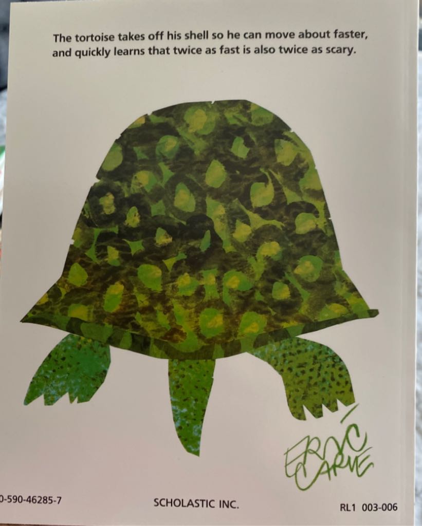 Foolish Tortoise, The - Rchard Carle, Eric/ Buckley (Scholastic - Paperback) book collectible [Barcode 9780590462853] - Main Image 2