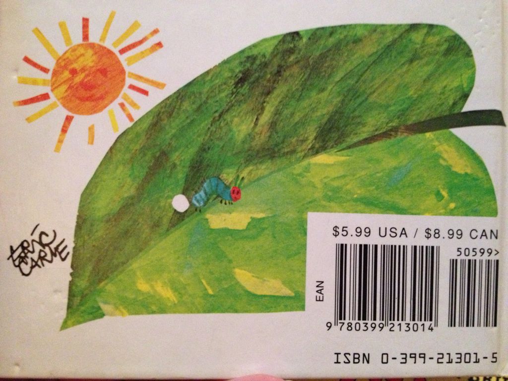 The Very Hungry Caterpillar - Eric Carle (Putnam Juvenile - Hardcover) book collectible [Barcode 9780399213014] - Main Image 2