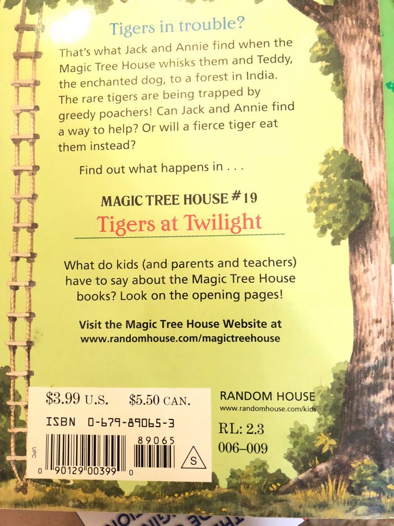 Tigers At Twilight - Pope Osborne book collectible - Main Image 2