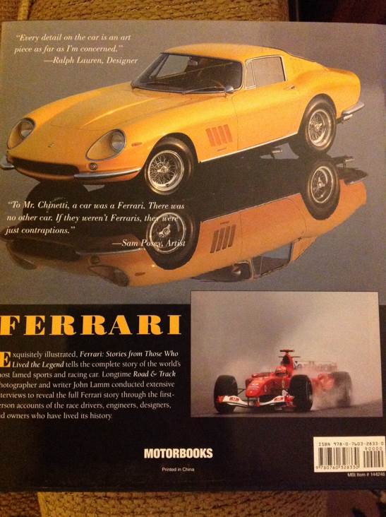 Ferrari - Jochen Von (Motorbooks) book collectible [Barcode 9780760328330] - Main Image 2