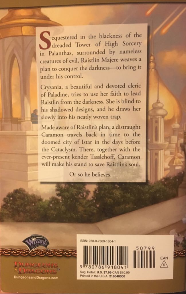 Dragonlance Time Of The Twins - Margaret Weis (Wizards of the Coast - Paperback) book collectible [Barcode 9780786918041] - Main Image 2