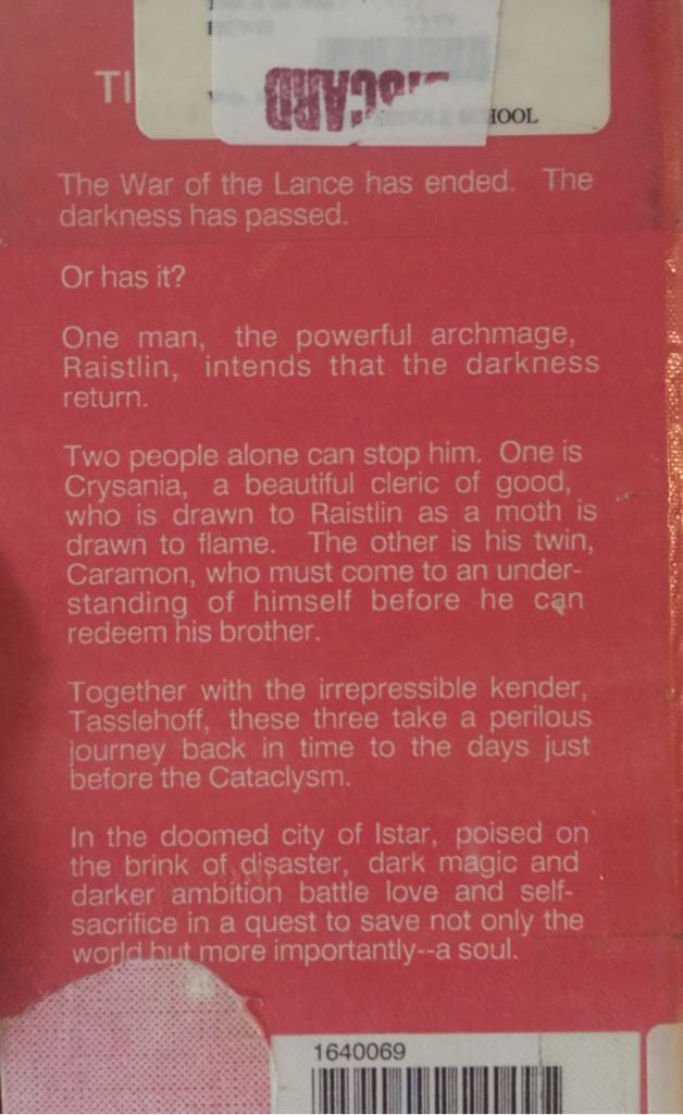 Time Of The Twins - Margaret Weis (- Paperback) book collectible [Barcode 9780833533814] - Main Image 2