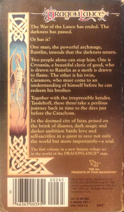 Time Of The Twins  (TSR - Paperback) book collectible - Main Image 2