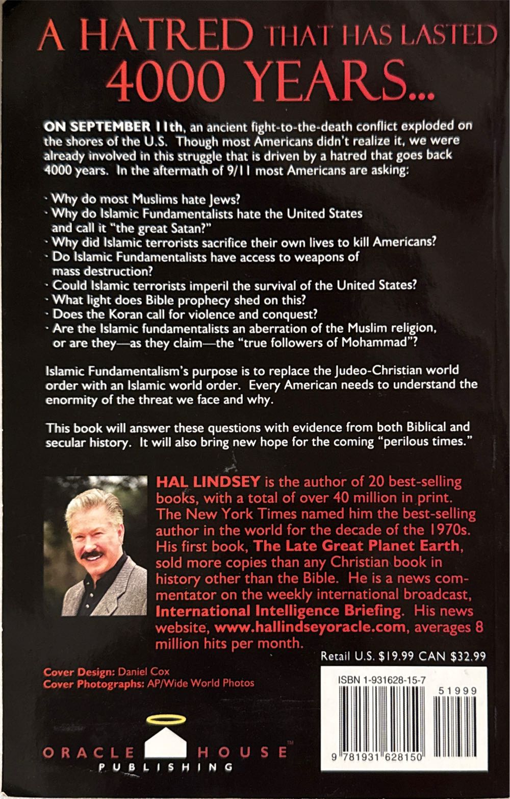 Everlasting Hatred The Roots of Jihad - Hal Lindsey book collectible [Barcode 9781931628150] - Main Image 2