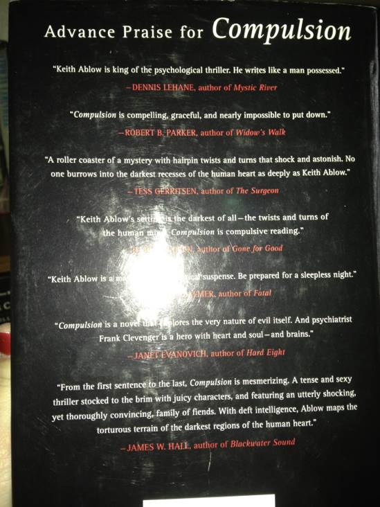Compulsion - Keith Ablow (St. Martin’s Pres) book collectible [Barcode 9780312266417] - Main Image 2