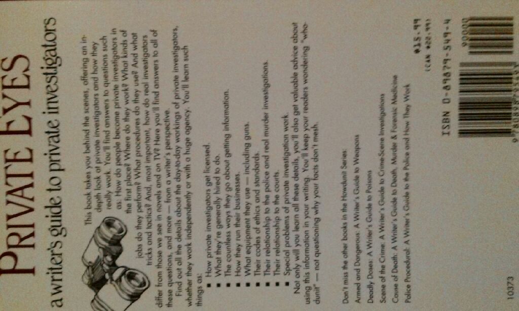 Private Eyes - Charlie Sweet (Writer’s Digest Books - Paperback) book collectible [Barcode 9780898795493] - Main Image 2