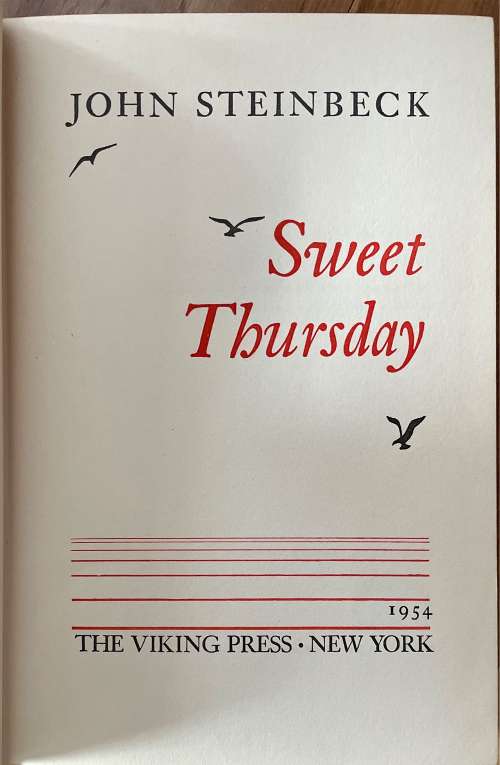 Sweet Thursday - Steinbeck, John (The Viking Press) book collectible - Main Image 3