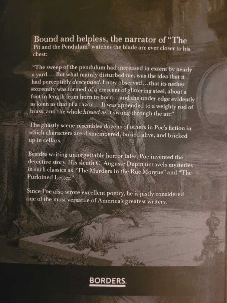 Major Tales and Poems - Edgar Allen Poe (Borders Classics - Paperback) book collectible [Barcode 9781587263422] - Main Image 2