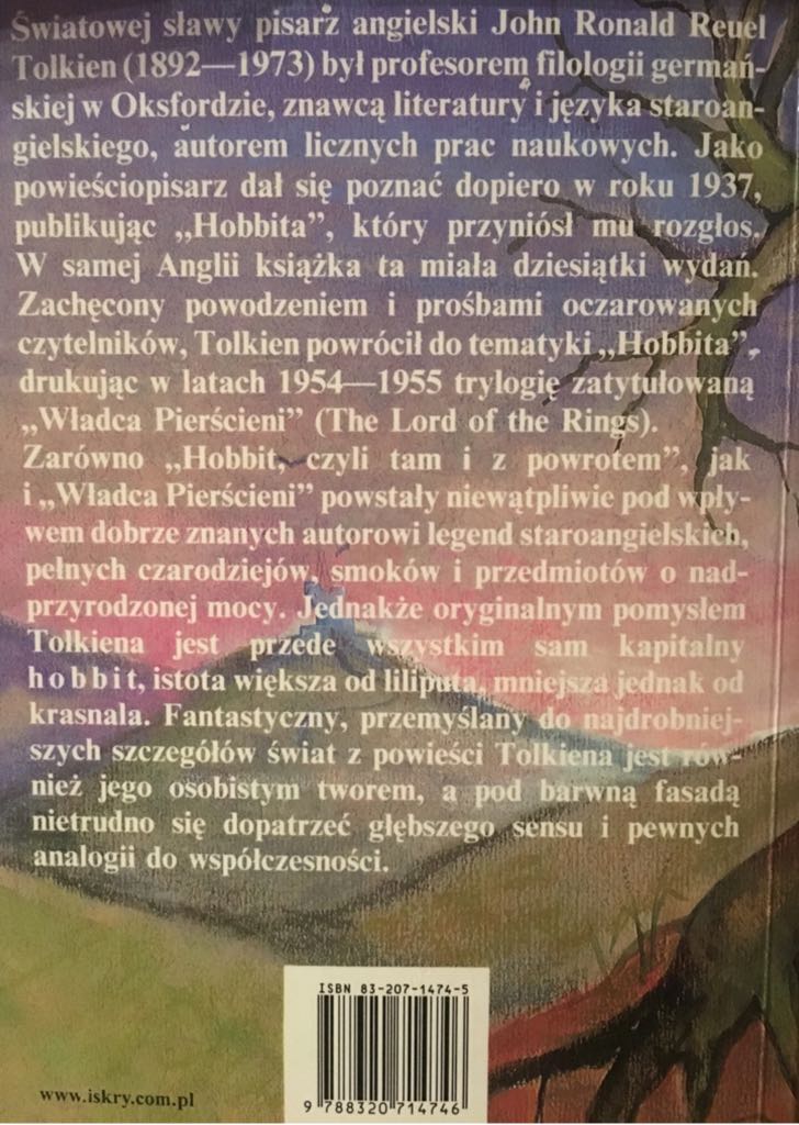 Hobbit  book collectible [Barcode 9788320714746] - Main Image 2