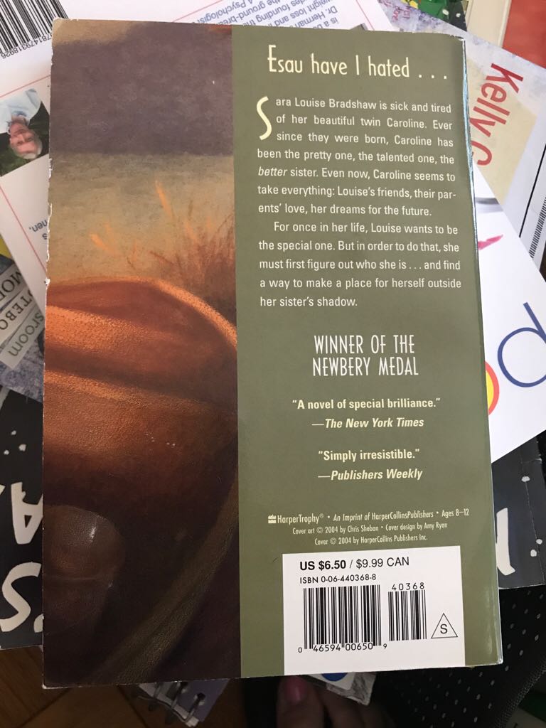 Jacob Have I Loved - Katherine Paterson (A Harper Trophy Book - Paperback) book collectible - Main Image 2