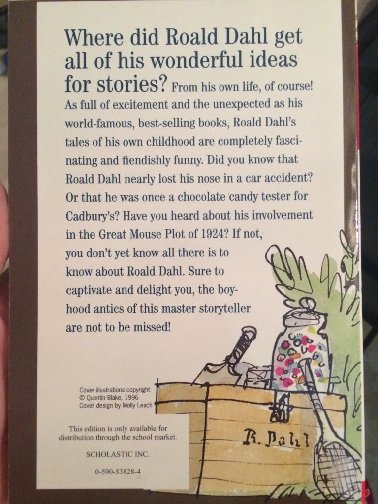 Boy: Tales of Childhood - Dahl, Roald (Scholastic, Inc. - Paperback) book collectible [Barcode 9780590538282] - Main Image 2