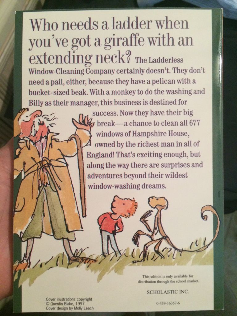 The Giraffe and the Pelly and Me - Roald Dahl (Candlewick - Paperback) book collectible [Barcode 9780439163675] - Main Image 2