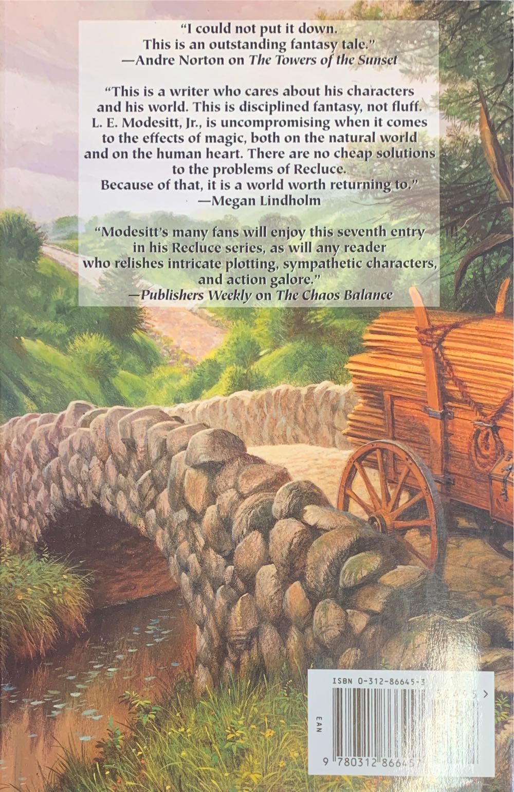 The White Order - L. E. Modesitt, Jr. (Tor Books - Hardcover) book collectible [Barcode 9780312866457] - Main Image 2