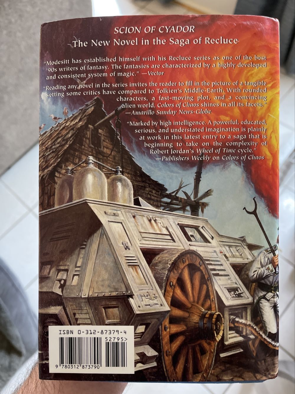 Scion Of Cyador - L. E. Modesitt, Jr. (Tor Fantasy - Hardcover) book collectible [Barcode 9780312873790] - Main Image 2